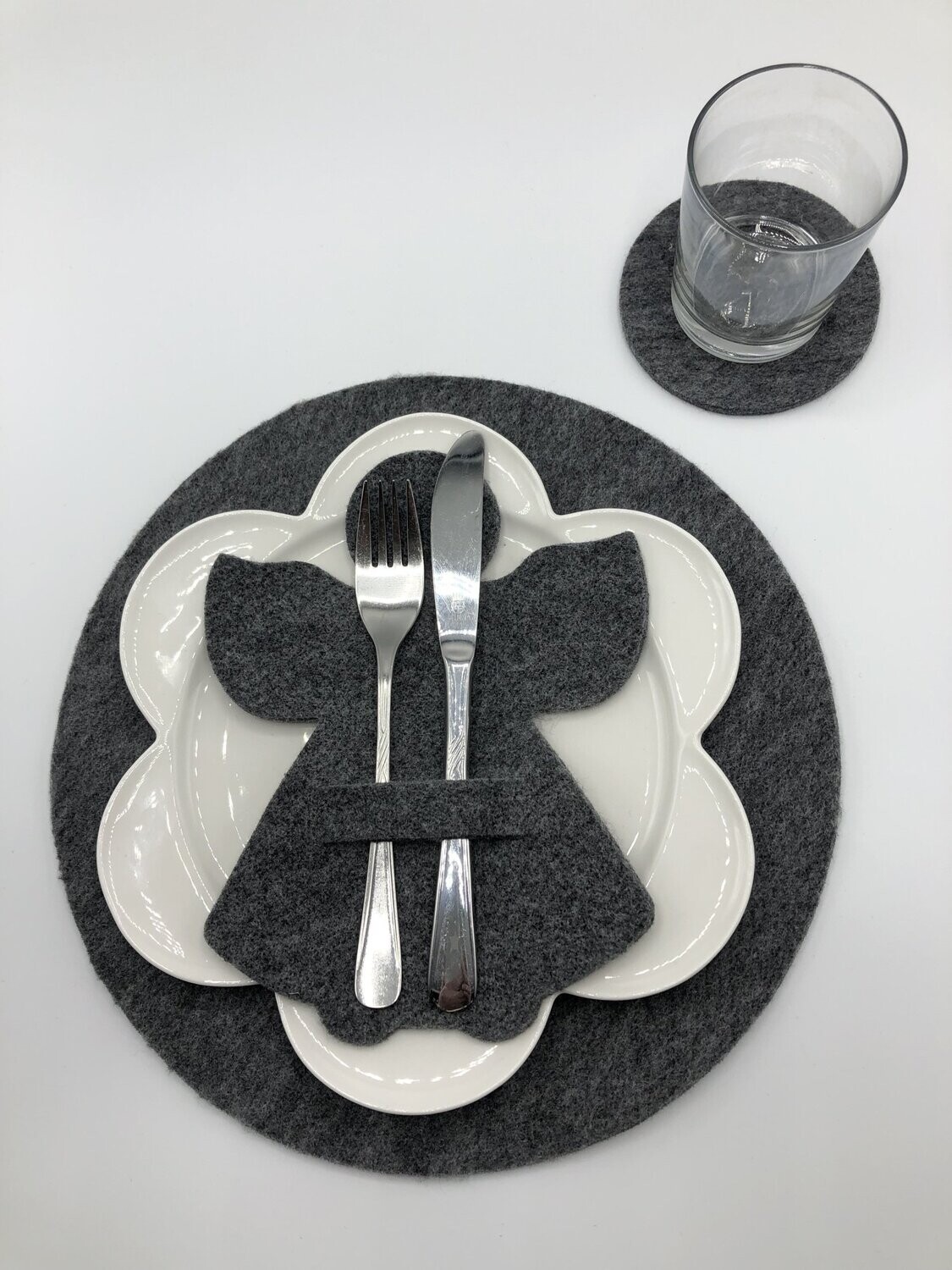 4 Stück Set aus Filz "Engel" (4 Stücke)
