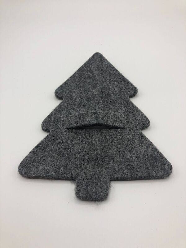 Besteckhalter aus Filz "Tannenbaum" (4 Stücke)