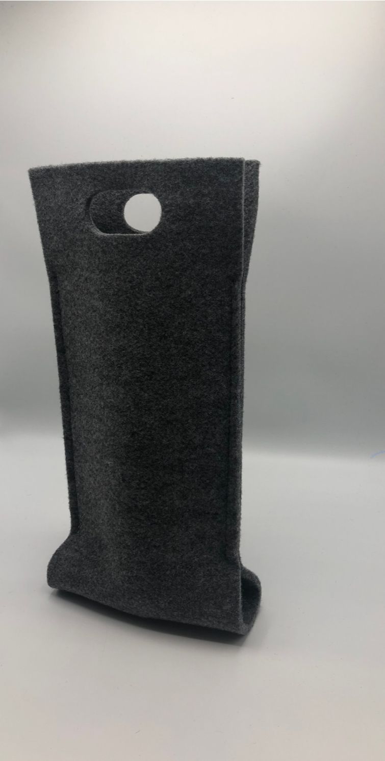 Porta bottiglia in feltro