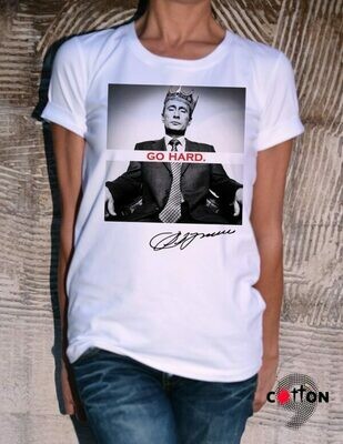 Go Hard Putin Print Cotton T-shirt Go Hard Putin Print Cotton T-shirt