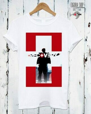 Recovery Eminem Print Cotton T-shirt Recovery Eminem Print Cotton T-shirt