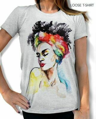 African Fashion Woman Cotton T-shirt African Fashion Woman Cotton T-shirt