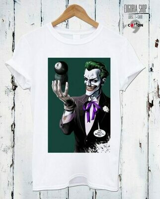 Joker Funny Quote Print Cotton T-shirt Joker Funny Quote Print Cotton T-shirt