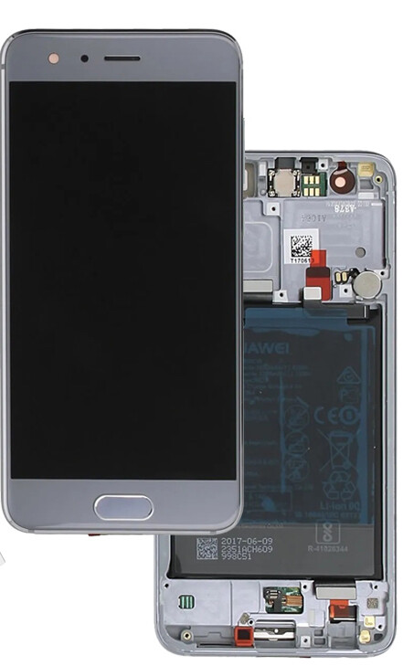 DISPLAY HUAWEI HONOR 9 GREY SILVER FRAME SERVICE PACK