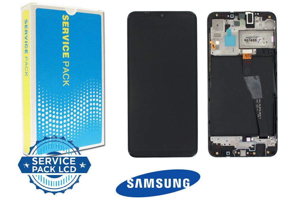 DISPLAY SAMSUNG A10 - A105  NERO - FRAME SERVICE PACK