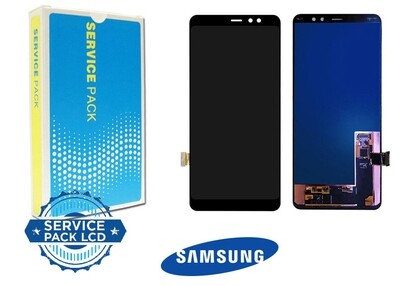 DISPLAY SAMSUNG A8 2018 - A530  NERO -  SERVICE PACK
