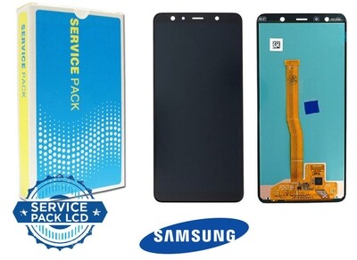 DISPLAY SAMSUNG A7 2018 - A750  NERO - SERVICE PACK