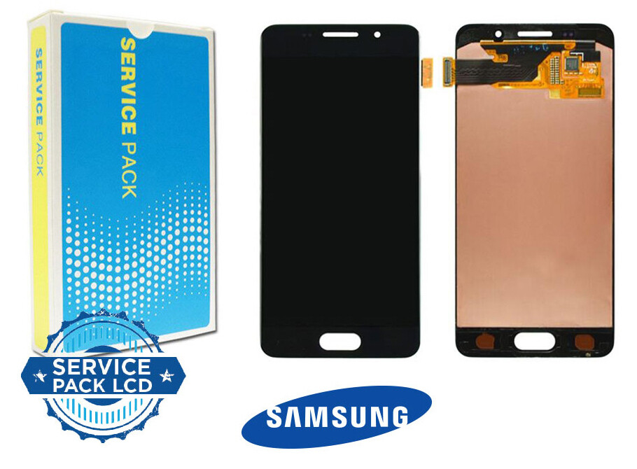 DISPLAY SAMSUNG A3 2017 - A320 NERO  - SERVICE PACK