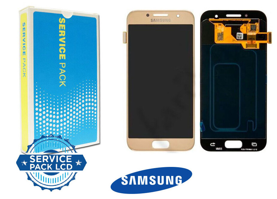 DISPLAY SAMSUNG A3 2017 - A320 GOLD - SERVICE PACK