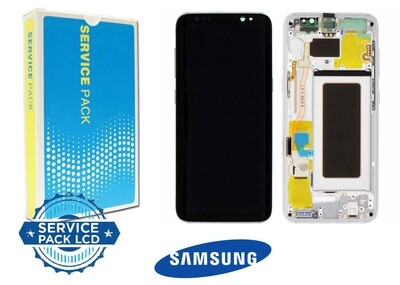 DISPLAY SAMSUNG S8 - G950  SILVER- FRAME SERVICE PACK
