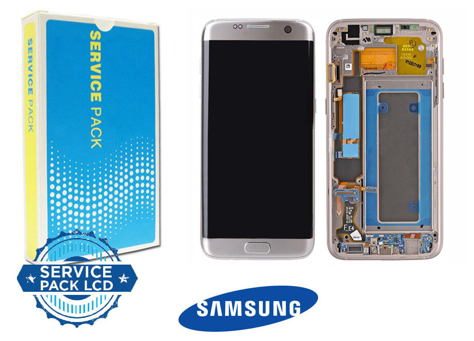 DISPLAY SAMSUNG S7 EDGE - G935  SILVER - SERVICE PACK