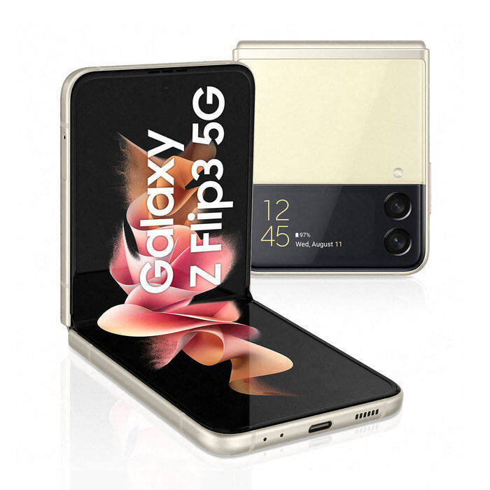 Samsung Galaxy Z Flip 3 5G Cream 256GB – SM-F711B GRADO  A+