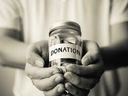 Raising money for charity.