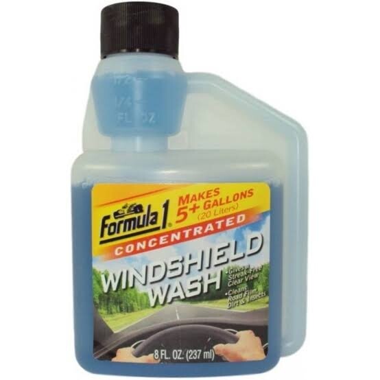 Formula1 windshield wash