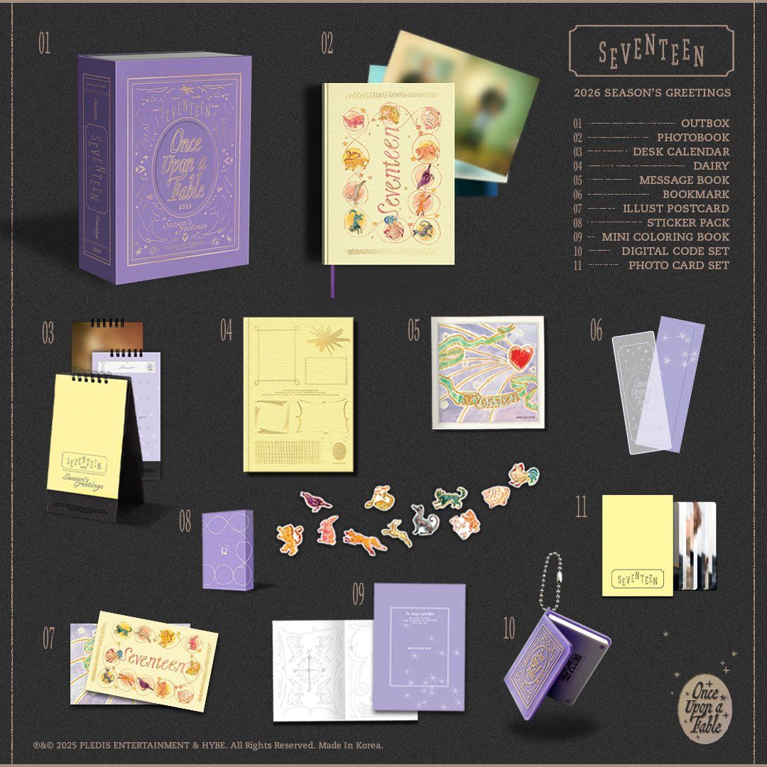 SEVENTEEN - 2026 SEASON'S GREETINGS  - TINGI- ORDER CODE: SVTSGTG26