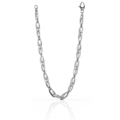 Collana in argento bianco