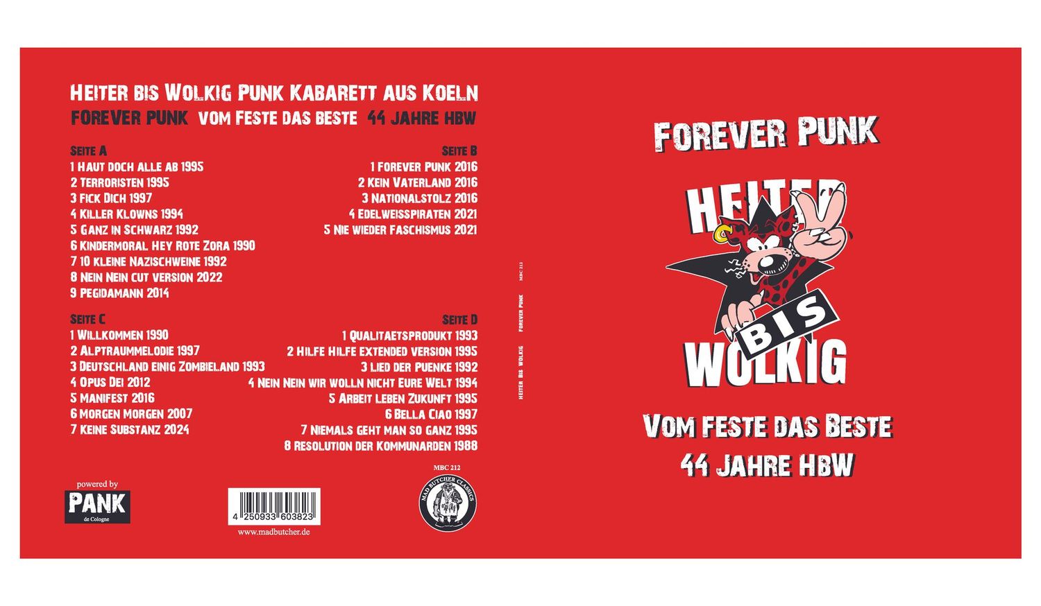 Forever Punk Vinyl Doppel LP (2026) - Vom Feste das Beste (Best Of LP) - Vorbestellung Forever Punk Vinyl Doppel LP (2026) - Vom Feste das Beste (Best Of LP) - Vorbestellung