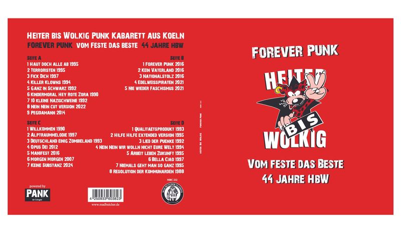 Forever Punk Vinyl Doppel LP (2026) - Vom Feste das Beste (Best Of LP) - Vorbestellung