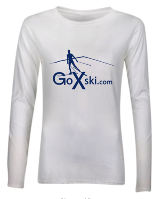 GoXski long sleeved Ladies T-shirt White
