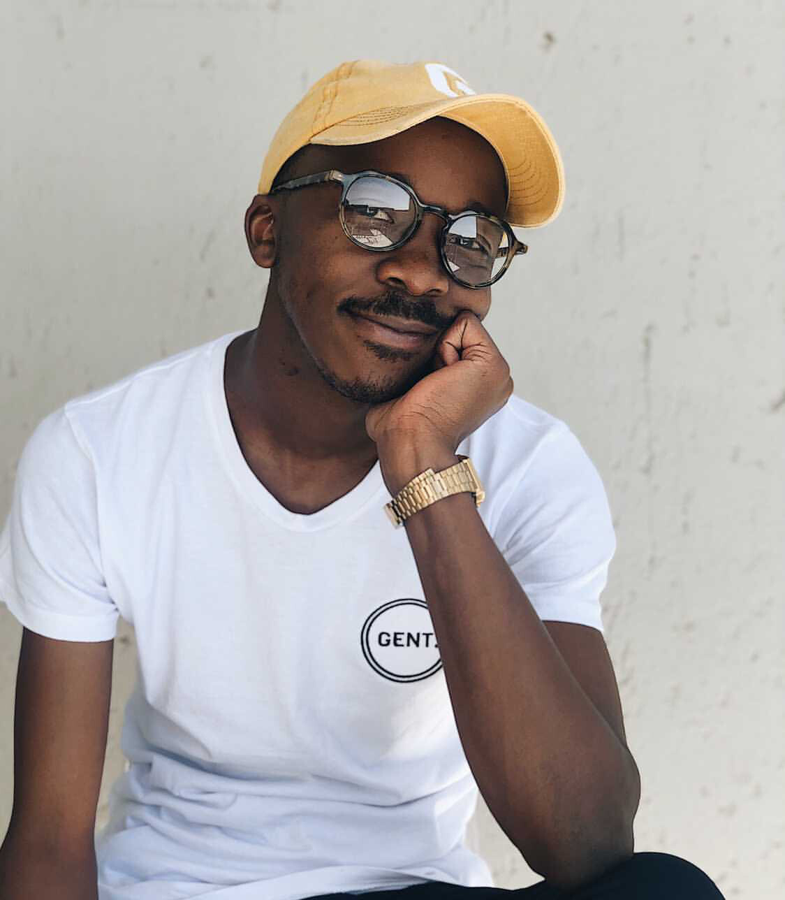 White Gent. Men&#39;s T-Shirt