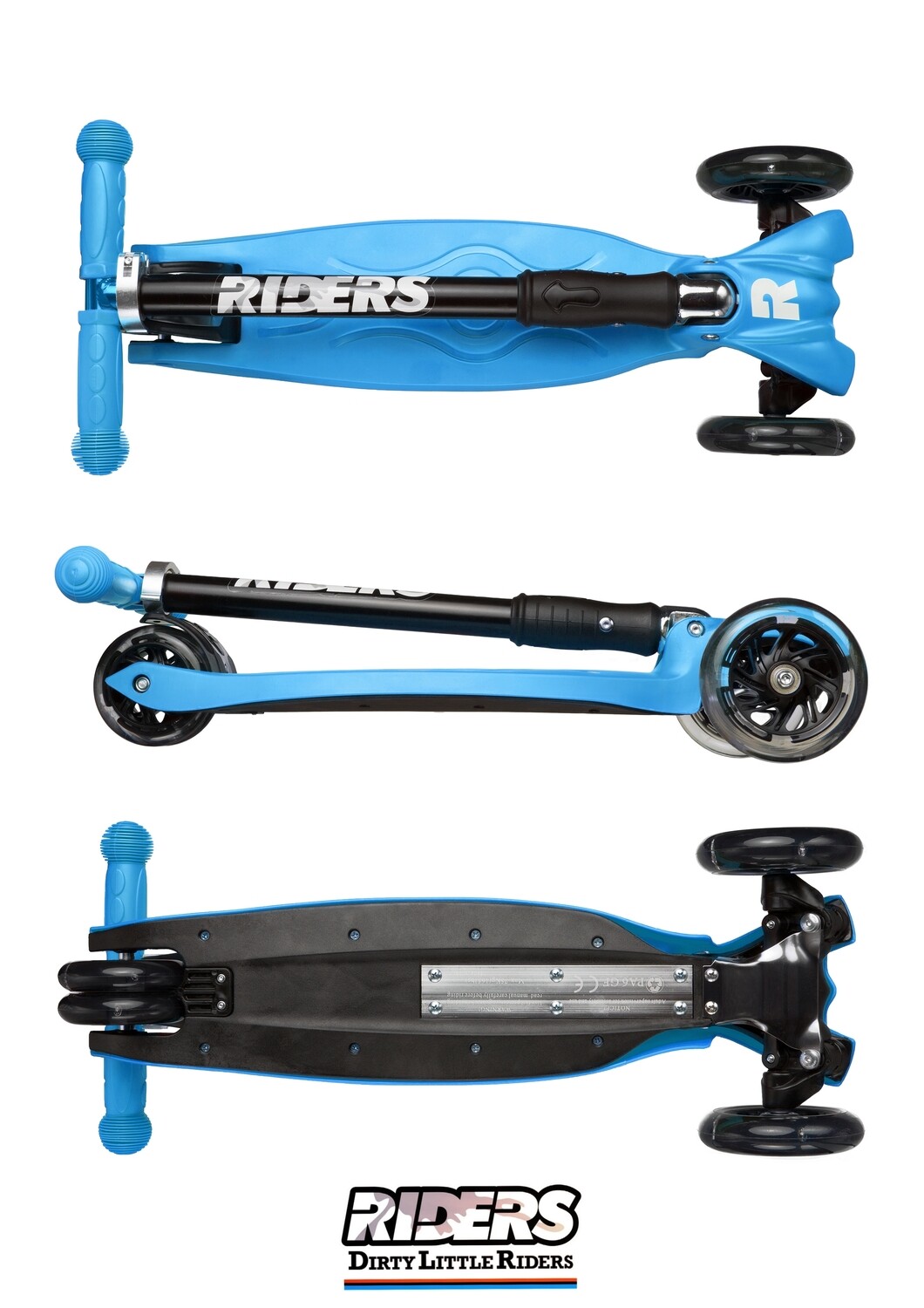 DLR ライダーズ　スクーター　ブルー