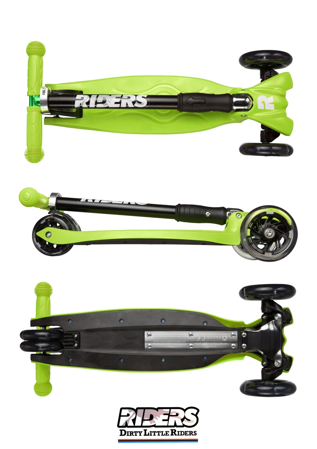 DLR ライダーズ　スクーター　グリーン