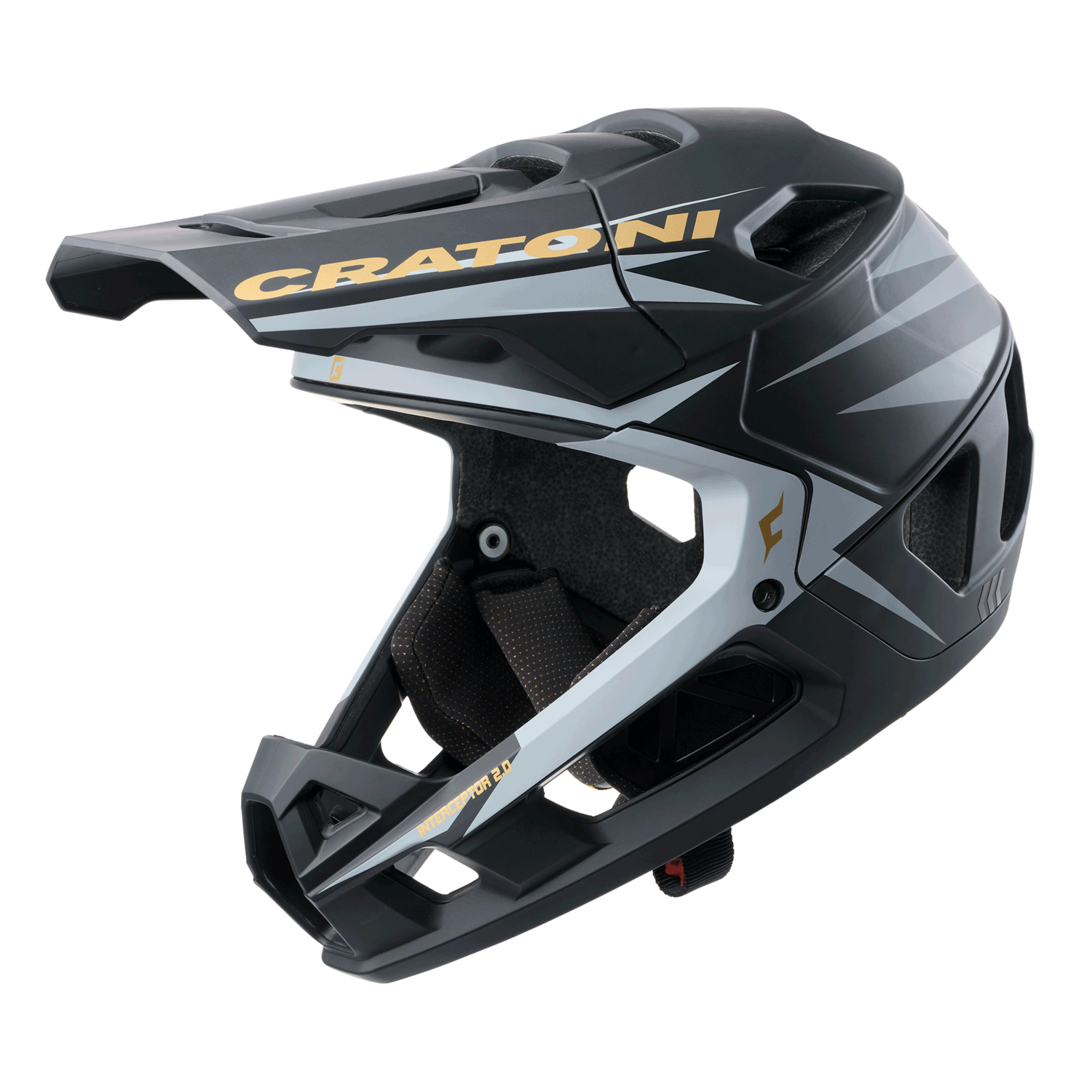 クラトーニ　インターセプター2.0　ブラックゴールドマット, サイズ: S-M (54-58cm)