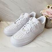 AF1 PLAIN WHITE