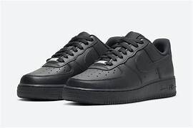 AF1 PLAIN BLACK