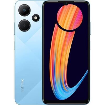 Infinix Hot 30i, 6.56&quot;, 4GB RAM, 128GB, 5000mAh, (DUAL SIM), 4G - Glacier Blue
