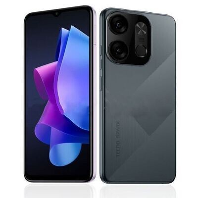 Tecno Pop 7 Pro 6.6&quot; HD+, 3GB+64GB (4G-Dual SIM), 5000mAh- Endless Black