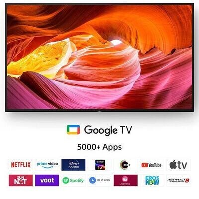 Sony 65 Inch 65X75K UHD 4K With HDR Smart TV (Google TV) New 2022