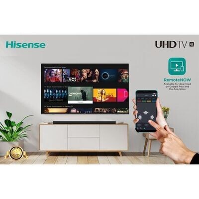 Hisense 70&#39;&#39; 4K ULTRA HD SMART TV, FRAMELESS, BLUETOOTH -Black