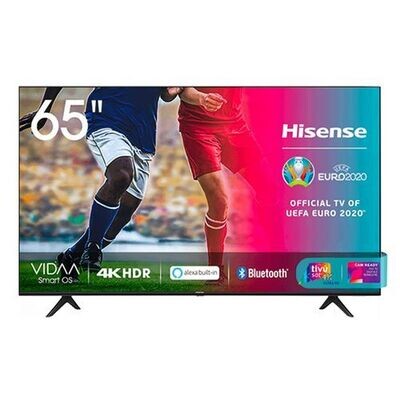 Hisense 65A6GS– 65” Smart 4k UHD Frameless TV – Black