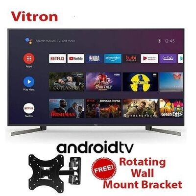 Vitron 50&quot; Inch Television Frameless 4KUHD Android TV