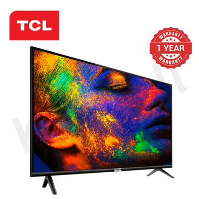 TCL HDR smart google play TV 40 inch 40S68A Frameless with AI LED Android and Blue tooth Television black 40 inch