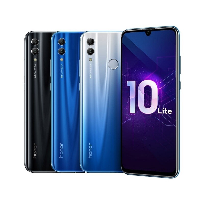 Huawei Honor 10 Lite Dual Sim (6GB RAM + 128GB ROM) + Free Screen Protector &amp; Cover