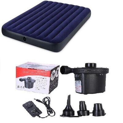 Intex Inflatable Air Mattress With A Free Pump