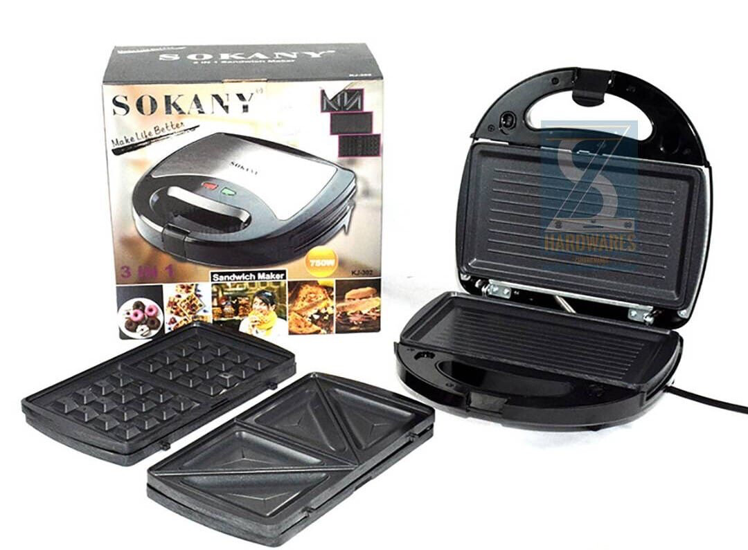 Sokany mk sandwich maker 3in1