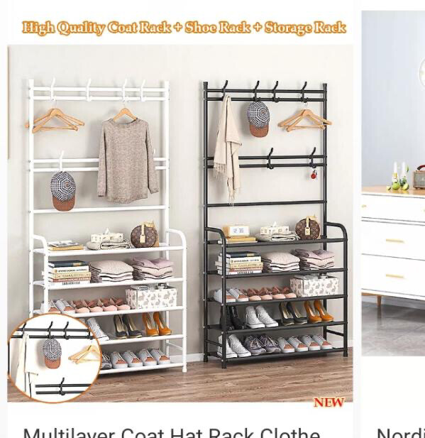 Multi functional shoe and Cloth Rack