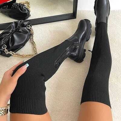Generic Female Platform Thigh High Boots