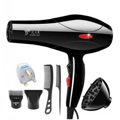 Deliya Hair Blow Dryer 2200W Hair Dryer+6 Gifts