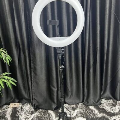 Universal 14inch Ringlight With Stand And Phone Holder ,for Quality Videos And Photos