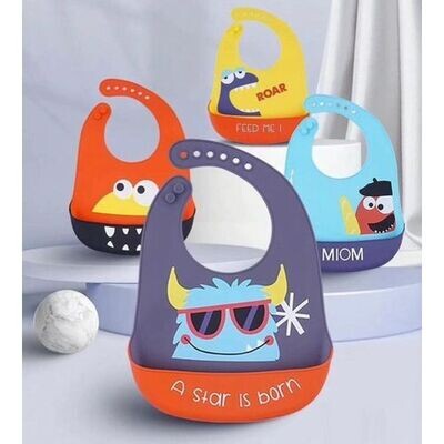 WATERPROOF SILICONE BABY FEEDING BIP