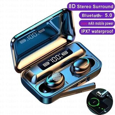 Wireless Earphone V5.0 9D Stereo Wireless Headphones Sport Waterproof For Bluetooth Earphones Mini Headsets For Smart Phone