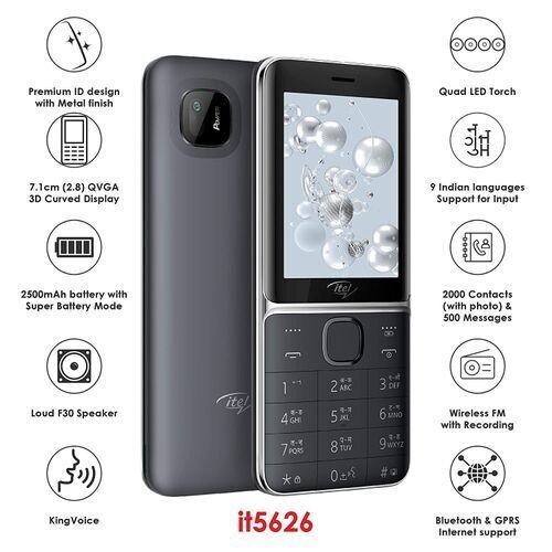 Itel 5626 Triple Sim Cards//2.8&quot; //Camera -2500mAh