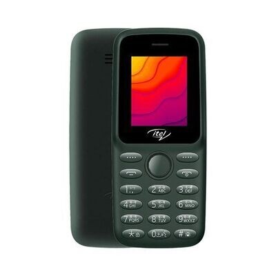 Itel 2163; 1.8&quot; Screen Size;1000mAh; Bright Torch;Wireless FM;(Dual Sim);Black,w.s&quot;