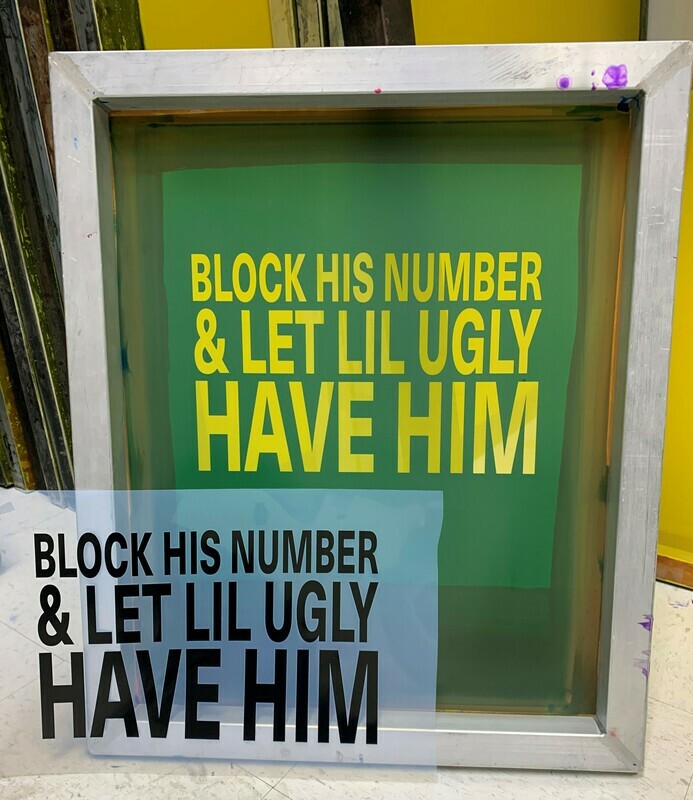 RE-WORK SCREEN WITH ALUMINUM FRAME - 20 X 24