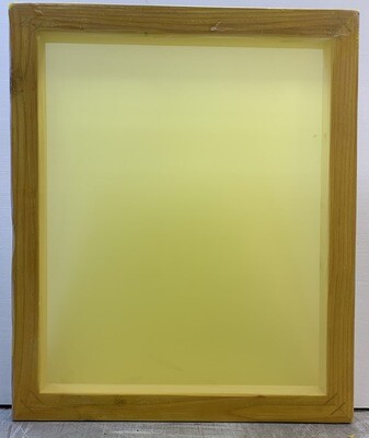 RE-MESH WITH WOOD FRAME / RAW -    20 X 24