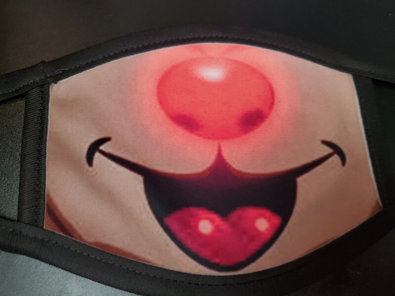 Rudolph Face Mask